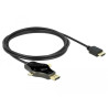 Delock 3 in 1 Monitorkabel mit USB-C™ / DisplayPort / mini DisplayPort Eingang auf HDMI Ausgang mit 4K 60 Hz