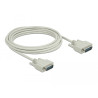 Delock Serielles Kabel D-Sub15 Stecker zu Stecker 5 m
