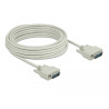 Delock Serielles Kabel D-Sub15 Stecker zu Stecker 10 m