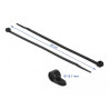 Delock Befestigungsschelle 12,7 mm mit Kabelbinder L 300 x B 4,8 schwarz