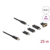 Delock Aktives Optisches 5 in 1 HDMI Kabel 8K 60 Hz 25 m