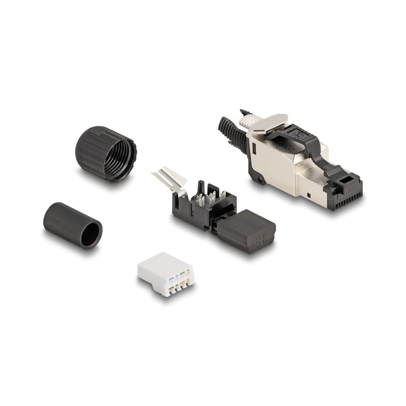 Delock RJ45 Stecker feldkonfektionierbar Cat.6A