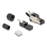 Delock RJ45 Stecker feldkonfektionierbar Cat.6A