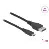 Delock Bidirektionales USB Type-C™ zu DisplayPort Kabel (DP Alt Mode) 8K 60 Hz 1 m DP 8K zertifiziert