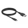 Delock Bidirektionales USB Type-C™ zu DisplayPort Kabel (DP Alt Mode) 8K 60 Hz 1 m DP 8K zertifiziert