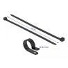 Delock Befestigungsschelle 25,4 mm mit Kabelbinder L 300 x B 7,2 schwarz