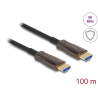Delock Aktives Optisches HDMI Kabel mit Metallarmierung 8K 60 Hz 100 m