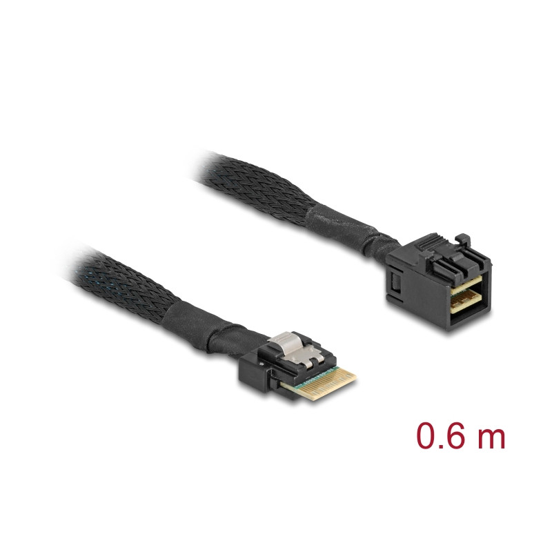 Delock Kabel Mini SAS HD SFF-8643 zu Slim SAS SFF-8654 4i 60 cm