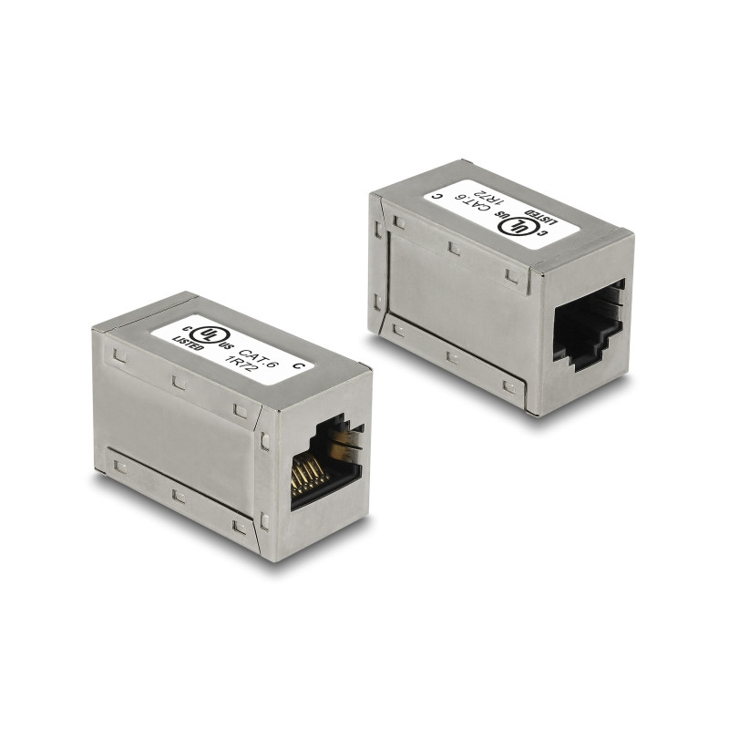 Delock Adapter RJ45 Buchse - RJ45 Buchse Cat.6 STP