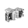 Delock Keystone Modul RJ45 Buchse zu LSA Cat.6A geschirmt werkzeugfrei mit Staubschutzklappe