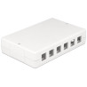 Delock Keystone Leergehäuse 12 Port