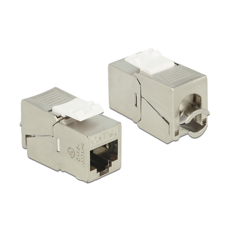 Delock Keystone Modul RJ45 Buchse - LSA Cat.6A STP kompakt