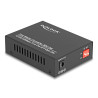 Delock PoE+ Medienkonverter 10/100/1000Base-T zu SFP