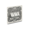 Delock Keystone Anschlussdose 3 Port kompakt