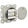 Delock Netzwerk Anschlussdose Unterputz 2 Port RJ45 Cat.6A LSA