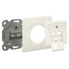 Delock Netzwerk Anschlussdose Unterputz 2 Port RJ45 Cat.6A LSA
