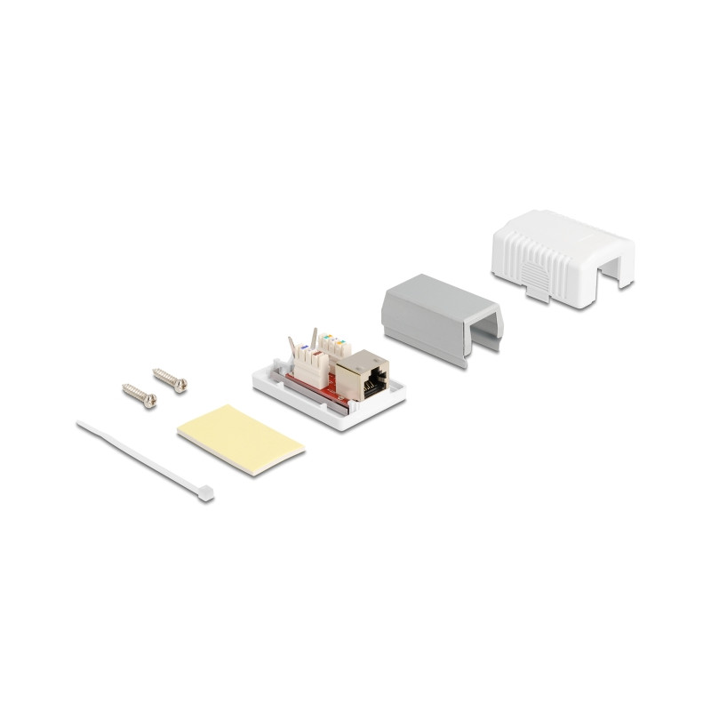 Delock Netzwerk Anschlussdose 1 Port Cat.6A LSA