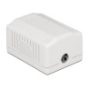 Delock Netzwerk Anschlussdose 1 Port Cat.6A LSA