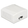 Delock Netzwerk Anschlussdose 2 Port Cat.6A LSA