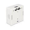 Delock Netzwerk Anschlussdose 2 Port Cat.6A LSA