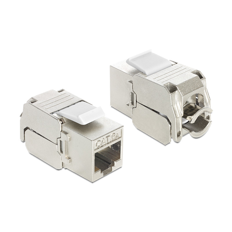 Delock Keystone Modul RJ45 Buchse - LSA Cat.6A STP