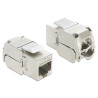 Delock Keystone Modul RJ45 Buchse - LSA Cat.6A STP