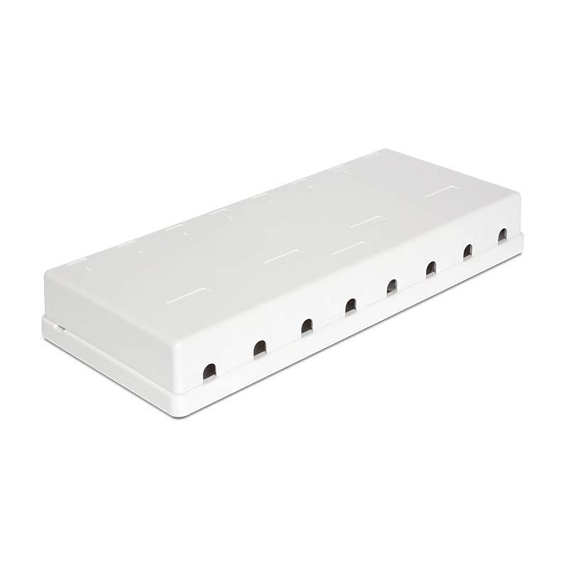 Delock Keystone Leergehäuse 8 Port