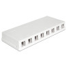 Delock Keystone Leergehäuse 8 Port