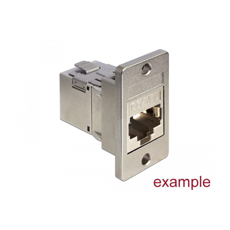Delock Keystone Halterung für Gehäuse