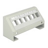 Delock Keystone Multimedia Panel 6 Port grau