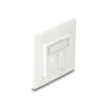 Delock Keystone Anschlussdose 2 Port kompakt