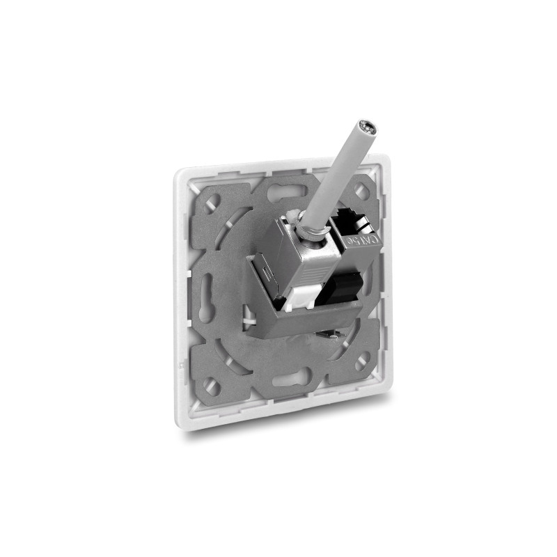 Delock Keystone Anschlussdose 2 Port kompakt