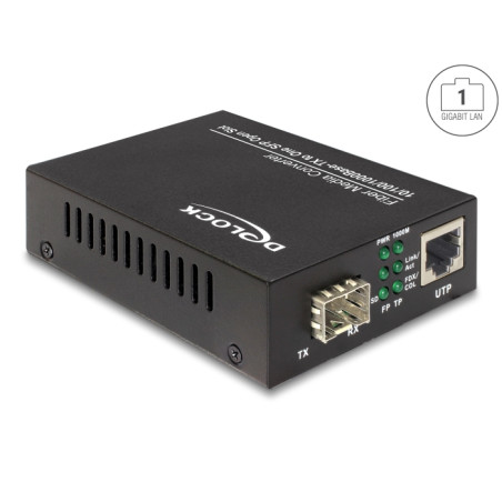 Delock Medienkonverter 10/100/1000Base-T zu SFP
