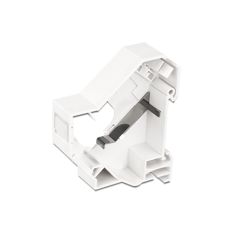 Delock Keystone Halterung für Hutschienen mit Erdung