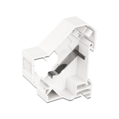 Delock Keystone Halterung für Hutschienen mit Erdung
