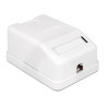 Delock Keystone Leergehäuse 1 Port mit Staubschutz