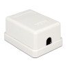 Delock Netzwerk Anschlussdose 1 Port Cat.6 kompakt UTP