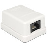 Delock Netzwerk Anschlussdose 1 Port Cat.6 kompakt UTP
