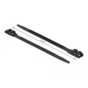 Delock Kabelbinder mit Doppelkopf L 190 x B 9 mm schwarz 10 Stück