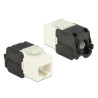 Delock Keystone Modul RJ45 Buchse - LSA Cat.6A UTP weiß