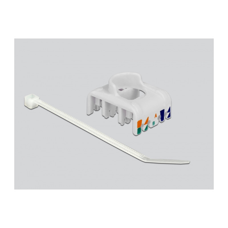 Delock Keystone Modul RJ45 Buchse - LSA Cat.6A UTP weiß