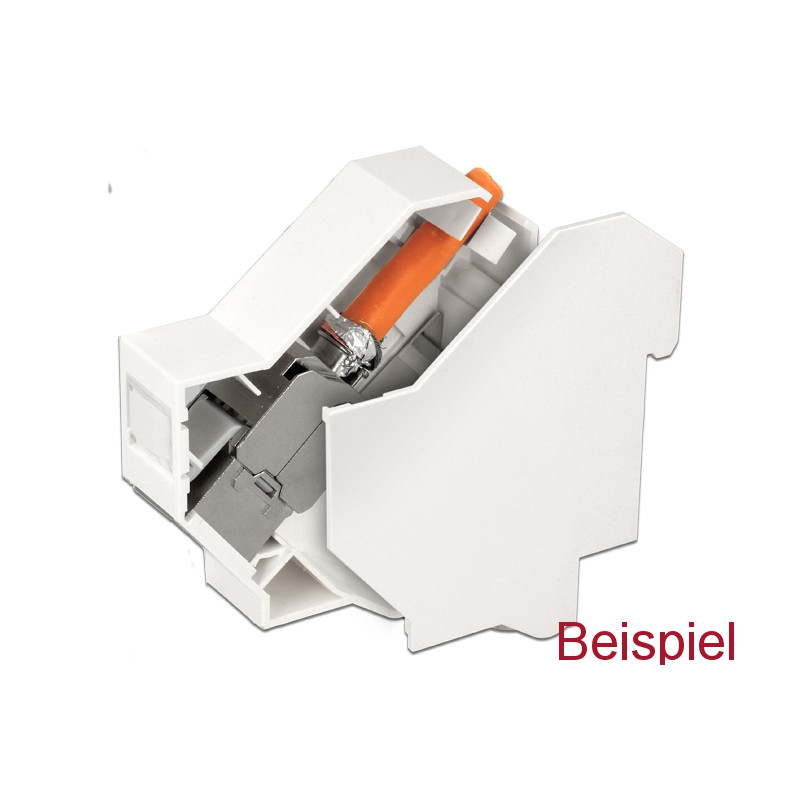 Delock Abdeckung für Keystone Hutschienen Halterung