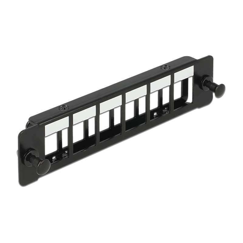 Delock Keystone Halterung 6 Port Panel