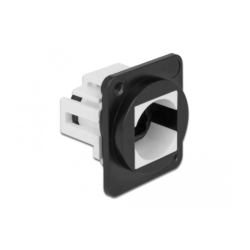 Delock Keystone Halterung 1 Port für D-Typ