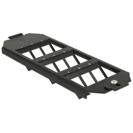 Delock Keystone Halterung 9 Port für Bodentank