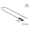 Delock Dualband WLAN WiFi 6 Antenne I-PEX Inc., MHF® 4L Stecker 1 dBi 25 cm CCD intern