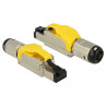 Delock RJ45 Stecker feldkonfektionierbar Cat.6A Metall