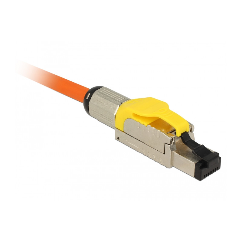 Delock RJ45 Stecker feldkonfektionierbar Cat.6A Metall