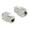 Delock Keystone Modul RJ45 Buchse Cat.6A werkzeugfrei