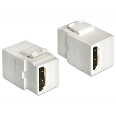 Delock Keystone Modul HDMI Buchse - HDMI Buchse weiß